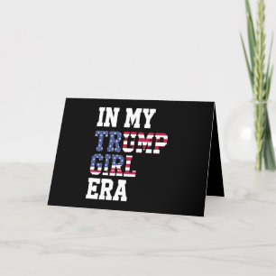 In My Trump Girl Era US 47th President Letterpress Thank You Card