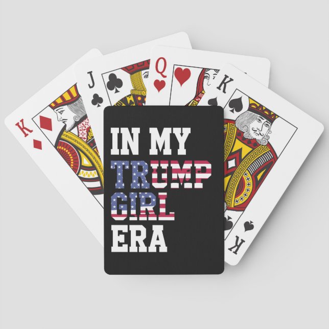 In My Trump Girl Era US 47th President Poker Cards (Back)