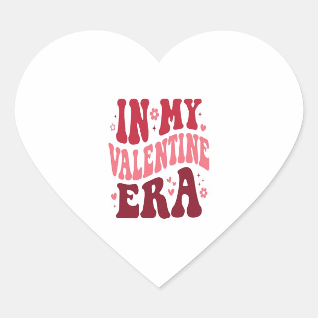 In My Valentine Era Heart Sticker (Front)