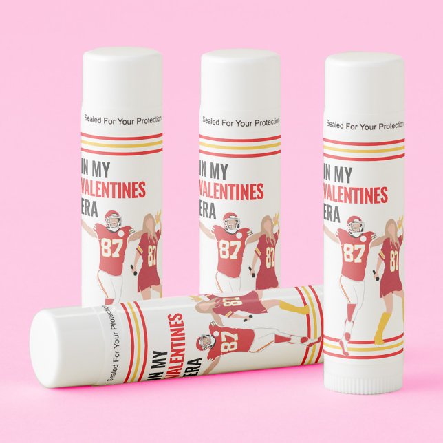 In My Valentines Era Tay x Trav Inspired Valentine Lip Balm (Tay and Travis Inspired Valentines Era Lip Balm Party Favors)
