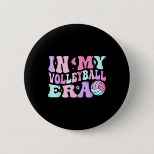 In My Volleyball Era Volleyball Lover Coach Player Button
