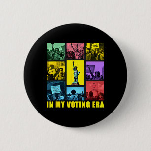 In My Voting Era Harris Wheimer 2024 Presidential Button