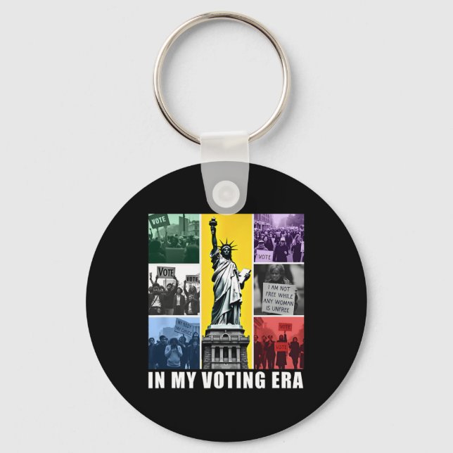 In My Voting Era Harris Wheimer Presidential Elect Keychain (Front)