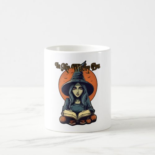 In My Witchy Era Tee Cool Halloween Print Design Coffee Mug