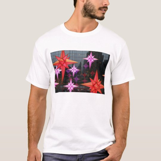 In New York City. Christmas decoration inside T-Shirt