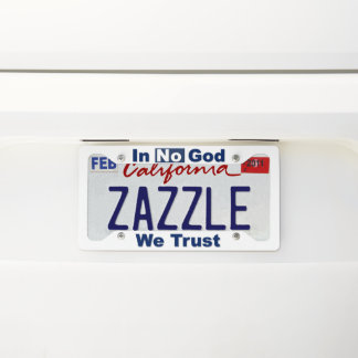 In No God We Trust - License Plate Frame