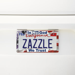 In No God We Trust - License Plate Frame