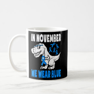 In November We Wear Blue Diabetes Aw Coffee Mug