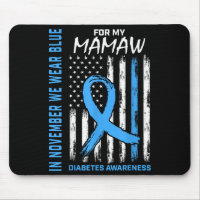 In November We Wear Blue Diabetes Awareness Shirt