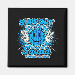 In November We Wear Blue Diabetes Awareness Suprt Magnet