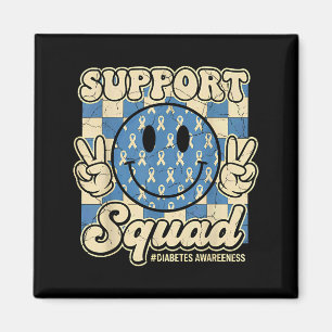 In November We Wear Blue Diabetes Awareness Suprt Magnet