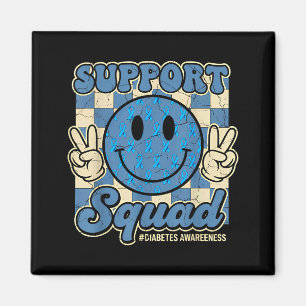 In November We Wear Blue Diabetes Awareness Suprt Magnet