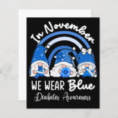 In November We Wear Blue Gnomes (Front/Back)