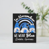 In November We Wear Blue Gnomes (Standing Front)