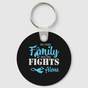 In November We Wear Blue Messy Bun Diabetes Awaren Keychain
