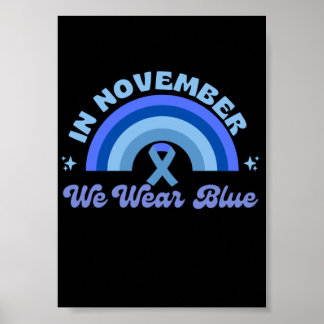 In November We Wear Blue, Rainbow Poster