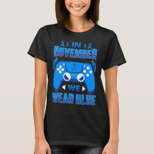 In November We Wear Blue T1d Diabetes Awareness Ga T-Shirt