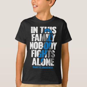 In November we Wear Blue T1D T2D Diabetic Diabetes T-Shirt