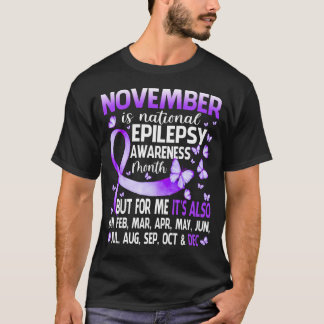 In November We Wear Epilepsy Awareness T-Shirt
