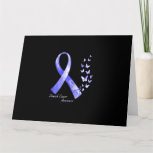 In November We Wear Periwinkle Ribbon Stomach Canc Card