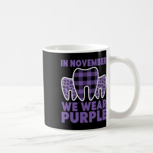 In November We Wear Purple Alzheimerheimer Awarene Coffee Mug