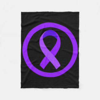 In November We Wear Purple Pancreatic Cancer Aware Fleece Blanket