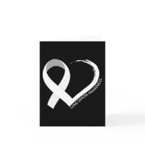 In November We Wear White Lung Cancer Awareness Mo Card