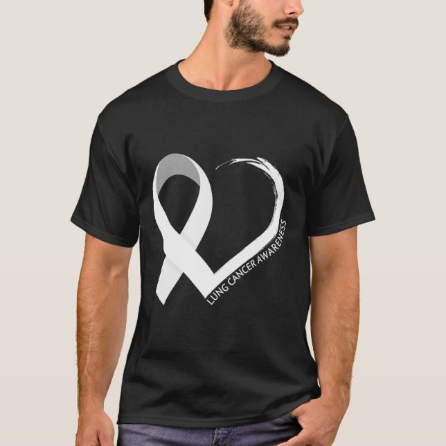 In November We Wear White Lung Cancer Awareness Mo T-Shirt (Front)