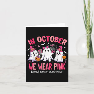 In October We Wear Nk Radiology Breast Cancer  Card
