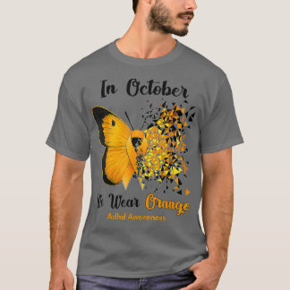 In October We Wear Orange ADHD Awareness 1 T-Shirt