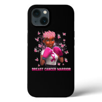 In October We Wear Pink Black Woman Breast Cancer  iPhone 13 Case
