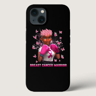In October We Wear Pink Black Woman Breast Cancer  iPhone 13 Case