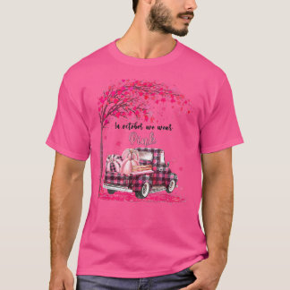 In October We Wear Pink Breast Cancer Awareness Au T-Shirt