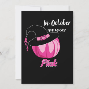 In October We Wear Pink Breast Cancer Awareness Save The Date