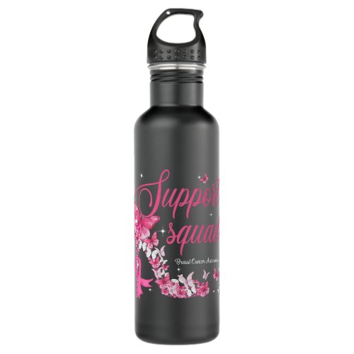 In October We Wear Pink Breast Cancer Awareness Su Stainless Steel Water Bottle
