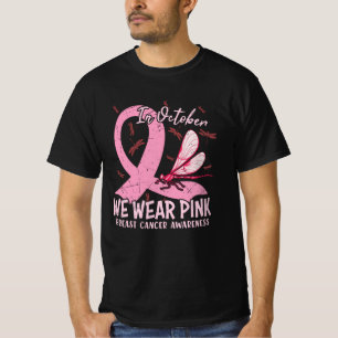 In October We Wear Pink Breast Cancer Awareness T-Shirt