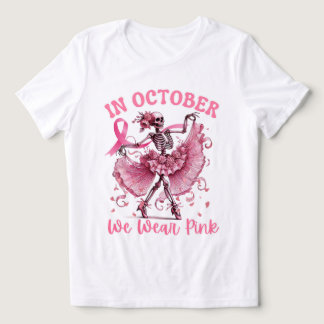 In October We Wear Pink Breast Cancer Awareness  Tri-Blend Shirt