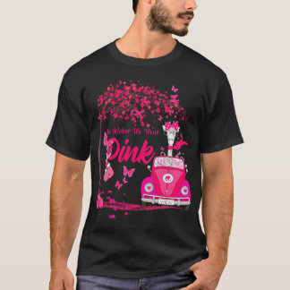 In October We Wear Pink Breast Cancer gift idea ga T-Shirt