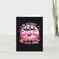 In October We Wear Pink Breast Cancer Halloween