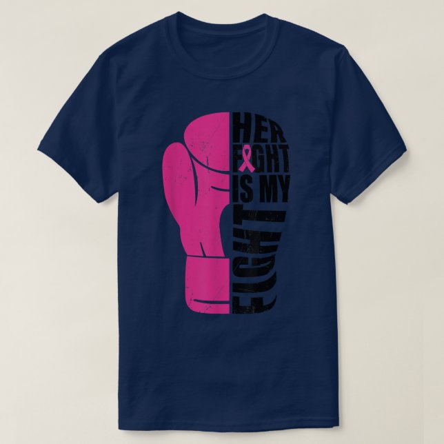 In October We Wear Pink Butterflies Breast Cancer  T-Shirt (Design Front)