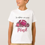 In October We Wear Pink Footbyll Breast Cancer Awa T-Shirt<br><div class="desc">In October We Wear Pink Footbyll Breast Cancer Awareness 4</div>