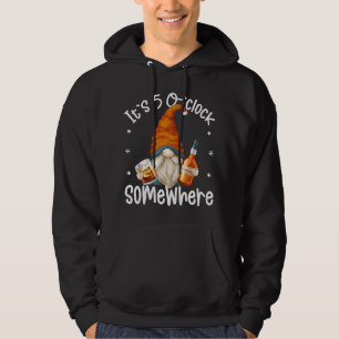 In October We Wear Pink Gnome Breast Cancer Awaren Hoodie
