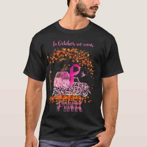 in october we wear pink hummingbirdpumpkinstruck l T_Shirt