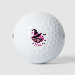 In October We Wear Pink Pumpkin Golf Balls