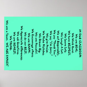 In Our Classroom Poster