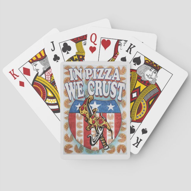 In Pizza We Crust Poker Cards (Back)