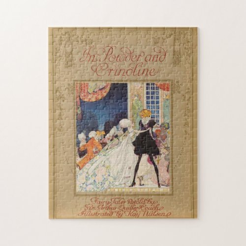 In Powder and Crinoline 1913 Kay Nielsens cover Jigsaw Puzzle