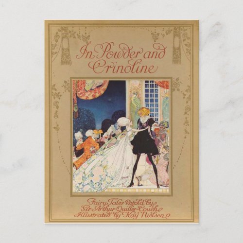 In Powder and Crinoline 1913 Kay Nielsens cover Postcard