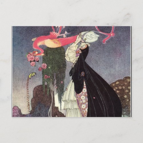 In Powder and Crinoline Kay Nielsen Postcard