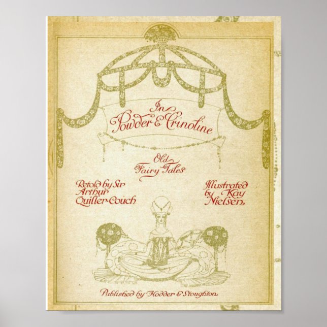 In Powder and Crinoline, Kay Nielsen’s title page Poster (Front)